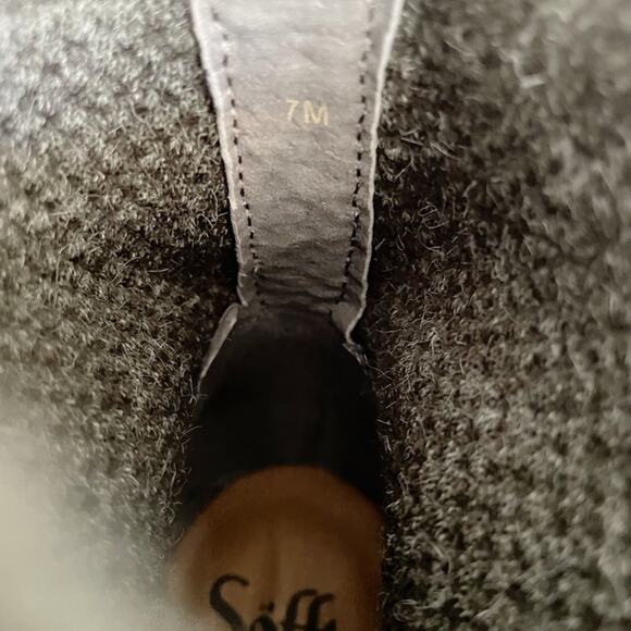 Sofft Elaina Wedge Sock Boots Gray Size 7 New - Picture 7 of 10